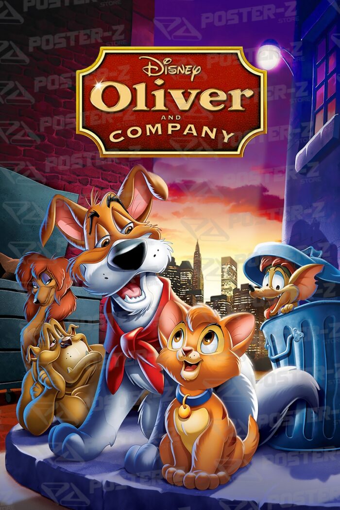 Disney Oliver & Company Poster-Z -Store-DZ Algerie Algeria by ITsup-DZ