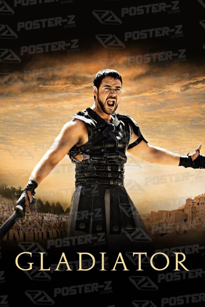 Golden Gladiator Poster-Z -Store-DZ Algerie Algeria by ITsup-DZ