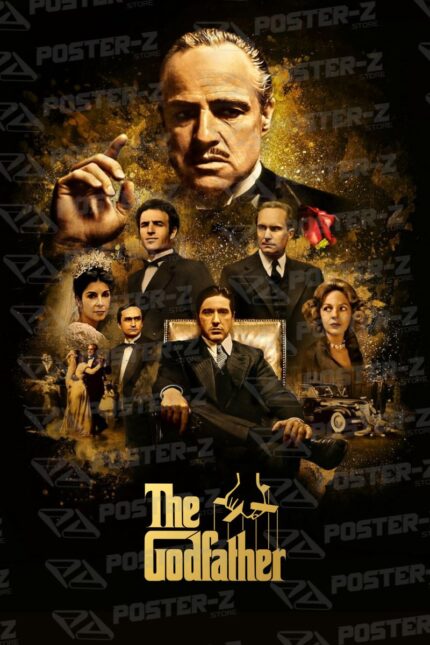 Golden The Godfather Poster-Z -Store-DZ Algerie Algeria by ITsup-DZ