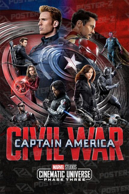 Marvel Captain America - Civil War Poster-Z -Store-DZ Algerie Algeria by ITsup-DZ