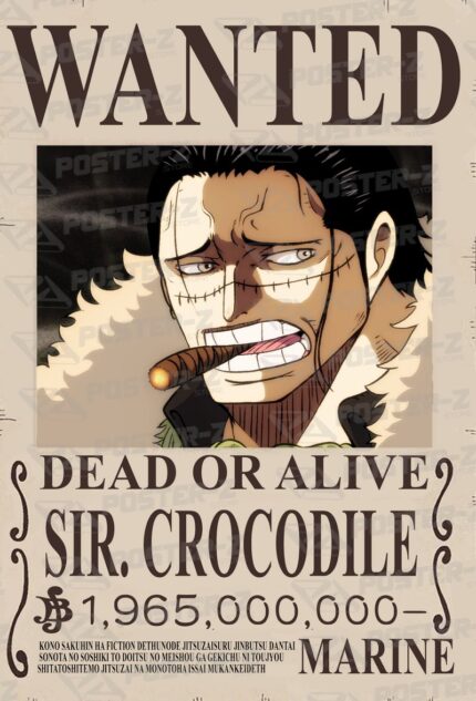 One Piece One Piece - Wanted Poster-Z -Store-DZ Algerie Algeria by ITsup-DZ