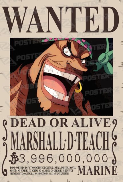 One Piece One Piece - Wanted Poster-Z -Store-DZ Algerie Algeria by ITsup-DZ